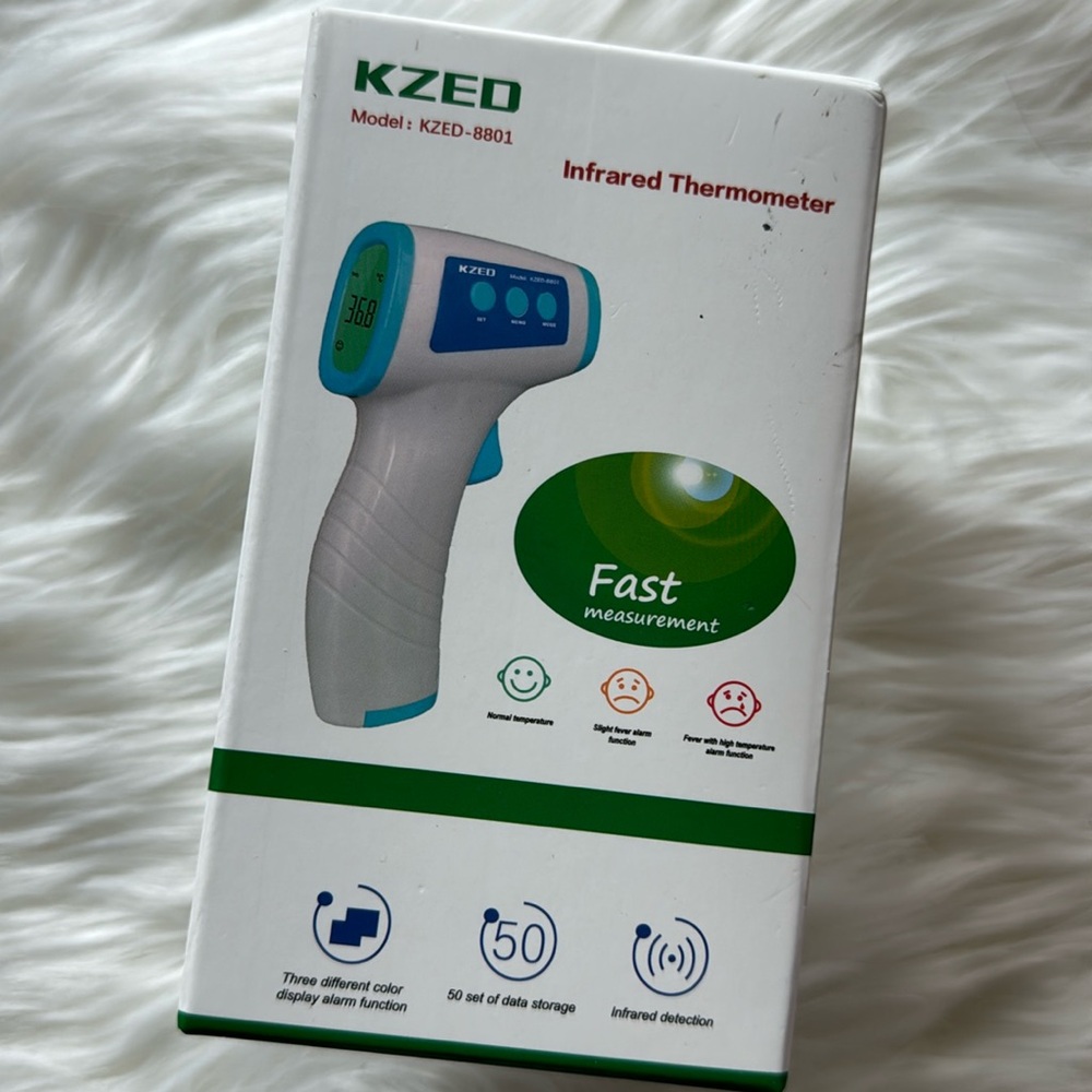 KZED Non Contact Laser Digital Infrared High Fever Temperature Thermometer
